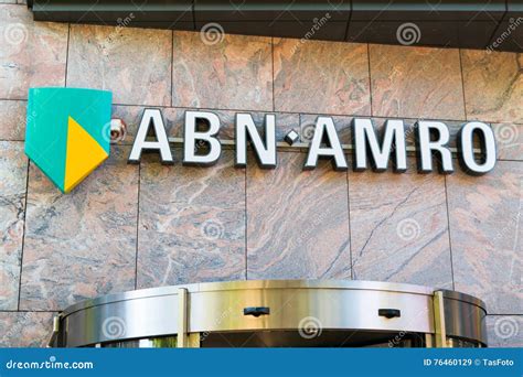 brand  logo abn amro bank  netherlands editorial stock image image  building abnamro
