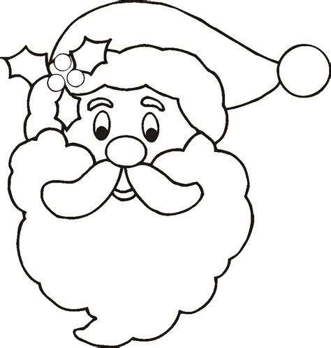 coloring pages  santa face  coloring pages galleries