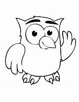 Owl Coloring Pages Cartoon Clipart Cute Clip Clipartbest Printable Cliparts Owls Waving Drawing Library Print Tree School Color Barn Starry sketch template