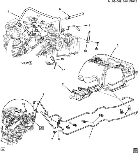 chevrolet equinox pipe assembly evaporator emis piperetainertube  wholesale gm