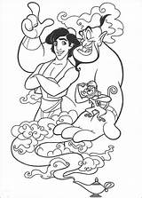 Aladdin Coloring Pages Printable Kids sketch template