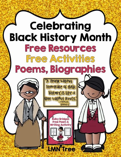 lmn tree celebrating black history month   resources poems