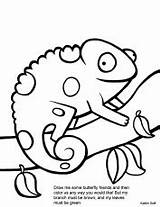 Chameleon Cute Chameleons Drawings Hojas Aprendizaje Bordados Carle Animales Getdrawings Graciosos Riscos Comentário Nenhum sketch template