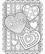 Crayola Valentijnsdag Colourings Mindfullness Valentines Popart sketch template