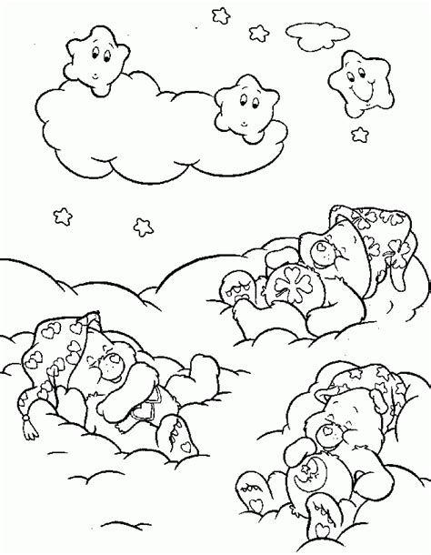 sleeping bear coloring page coloring home