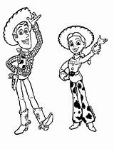 Coloring Woody Pages Toy Jessie Story Disney Cartoon Colouring Sheets Printable Toystory Buzz Color Popular Easy Print Coloringhome Kids Visit sketch template