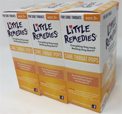 wholesale little remedies sore throat pops sku 2314969