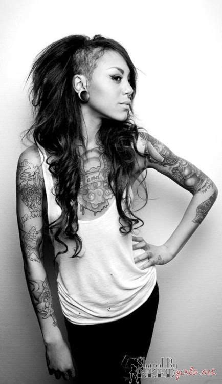 inkedgirls girls with tattoos hot pictures sexy women beautiful tattoos hair and