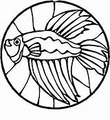 Coloring Stained Glass Fish Pages Printable Drawing Window Dove Holy Spirit Children Print Clipart Color Outlines Religious Kids Stain Supercoloring sketch template