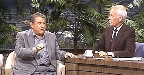 buddy hackett breaks a promise and tells johnny carson a