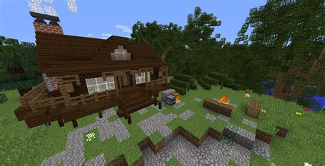 cozy cabin minecraft