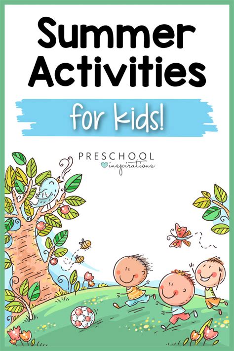 summer activities  preschool preschool inspirations