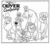 Coloring Oliver Company Sheets Pages Experiences Activity sketch template