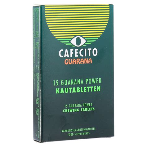 erfahrungen zu guarana cafecito kautabletten  stueck medpex