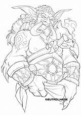 Warcraft Troll Coloring Quarter sketch template
