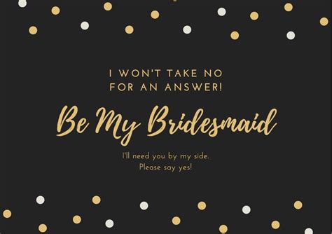 bridesmaid proposal printable card etsy