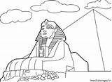 Coloring Sphinx Egipto Piramides Pyramids Pyramid Lugares Monumentos Coloriages Monuments Emblematicos Wonders Aprender Pirâmides Egypte Giza Castillo Sketch Egipcio Escueladeblanca sketch template