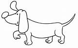 Coloring Dog Pages Dachshund Wiener Printable Weiner Color Fat Dogs Kids Getcolorings Cartoon Getdrawings Vector Print sketch template