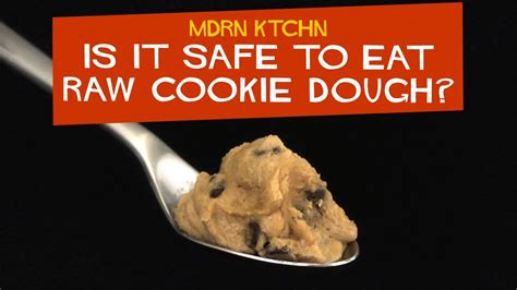 Is It Safe To Eat Raw Cookie Dough Mdrn Ktchn Youtube