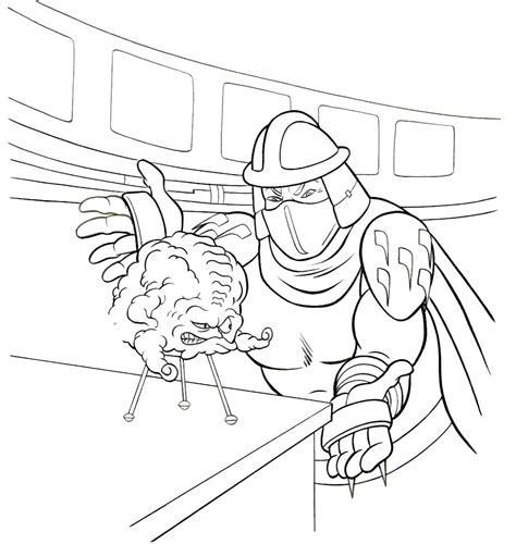 fantastic shredder tmnt coloring pages coloring pages