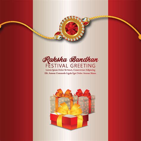 happy rakshan bandhan greeting card happy raksha bandhan golden