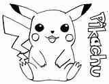 Pikachu Coloring Pages Pokemon Cute Printable Baby Drawing Eevee Color Print Picachu Getcolorings Getdrawings Hat Pag Colorings Unique sketch template