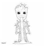 Groot Baby Coloring Pages Guardians Galaxy Cute Superhero Tagged Posted sketch template