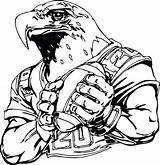 Coloring Pages Eagles Football Eagle Philadelphia Mascot Nfl Printable College Mascots Logo Drawing Florida Patriots Gators Color Player Boys Steelers sketch template