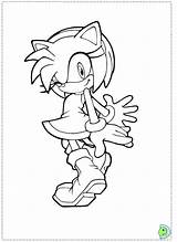 Coloring Pages Sonic Dinokids Amy Hedgehog Color Close Eggman Stencils Marvel Doctor Templates Rose Drawings Books Printable sketch template