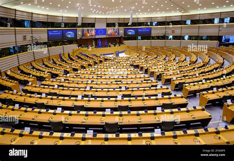 european parliaments hemicycle  res stock photography  images alamy
