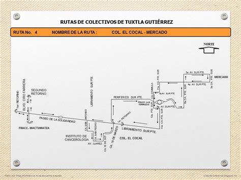 rutas de colectivos de tuxtla gutierrez ruta