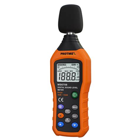 ac digital sound level meter noise meters decibel tester db measurer  fastslow