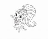 Shine Printable Coloring Shimmer Et Coloriage Pages Book Samira Nazboo Dragon Princess Explore Colorier Info sketch template