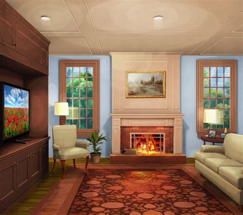 aesthetic gacha living room background home designing