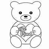 Kind Coloring Pages Bear Printable Kids Amazing Teddy sketch template