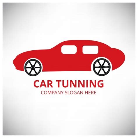 vector car tuning logo template