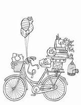 Coloring Pages Bicycle Ausmalbilder Printable Drawing Embroidery Colouring Sheets Ausmalen Kleurplaten Bike Book Buch Gufo Il Stamps Drawings Patterns Recreation sketch template