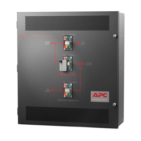 apc maintenance bypass panel  kva  wallmount apc usa