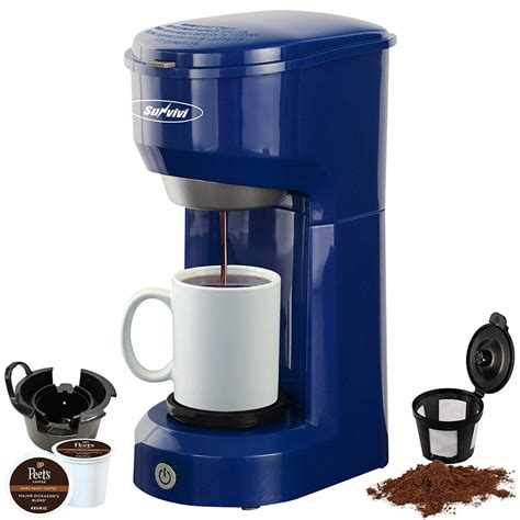 cup coffee maker single serve coffee brewers  permanent filter