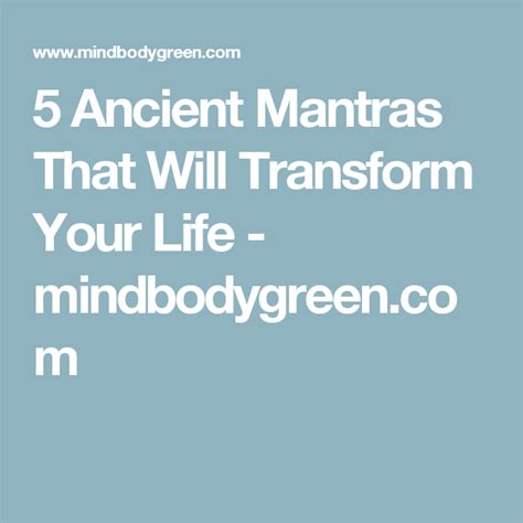 6 Powerful Mantras For Whatever Life Throws At You