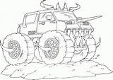 Monster Truck Coloring Pages Toro Loco Trucks El Drawing Printable Color Vicious sketch template