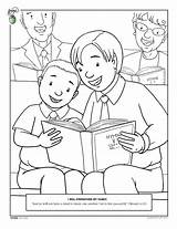 Coloring Pages Lds Obey Kids Children Sharing Parents Clipart Jesus School Friend Color Template God Clip Lesson Book Law Library sketch template