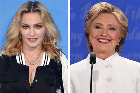 madonna offers oral sex to hillary clinton voters daily star