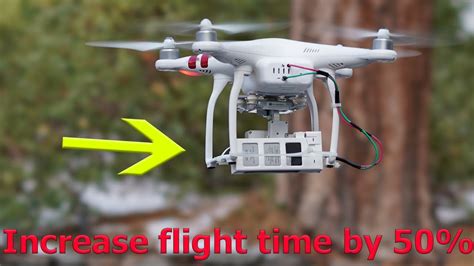 extend  drones flight time   percent youtube