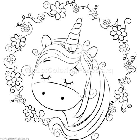 cute unicorn  coloring pages getcoloringpagesorg