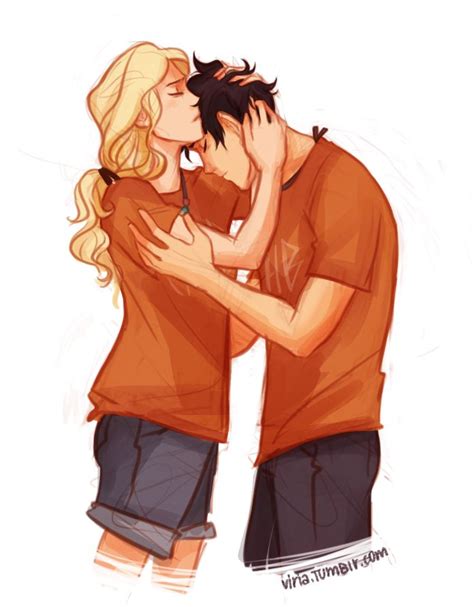 Sad Percy Being Comforted By Annabeth Percy Jackson