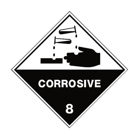 corrosive  label safety labelcouk