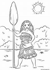 Coloring Pages Moana Printable Princess Disney Info sketch template
