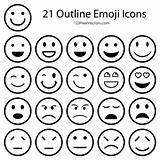 Outline Emoji Vector Emoticons Drawing Coloring Pages Pack 123freevectors Faces Supper Last Easy Emoticon Emotions Face Doodle Drawings Cartoon Sketch sketch template