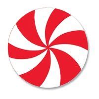 peppermint swirl coaster  pattern  template  painting decor